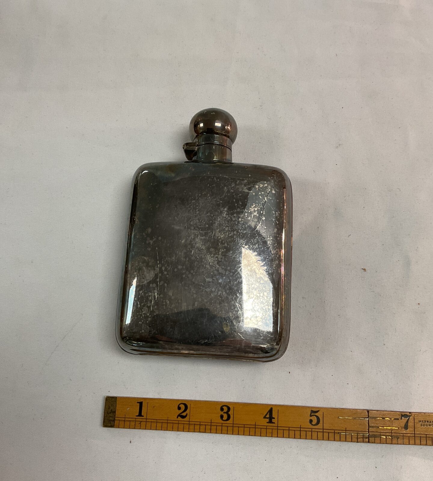 james dixon and sons silver plate hip flask