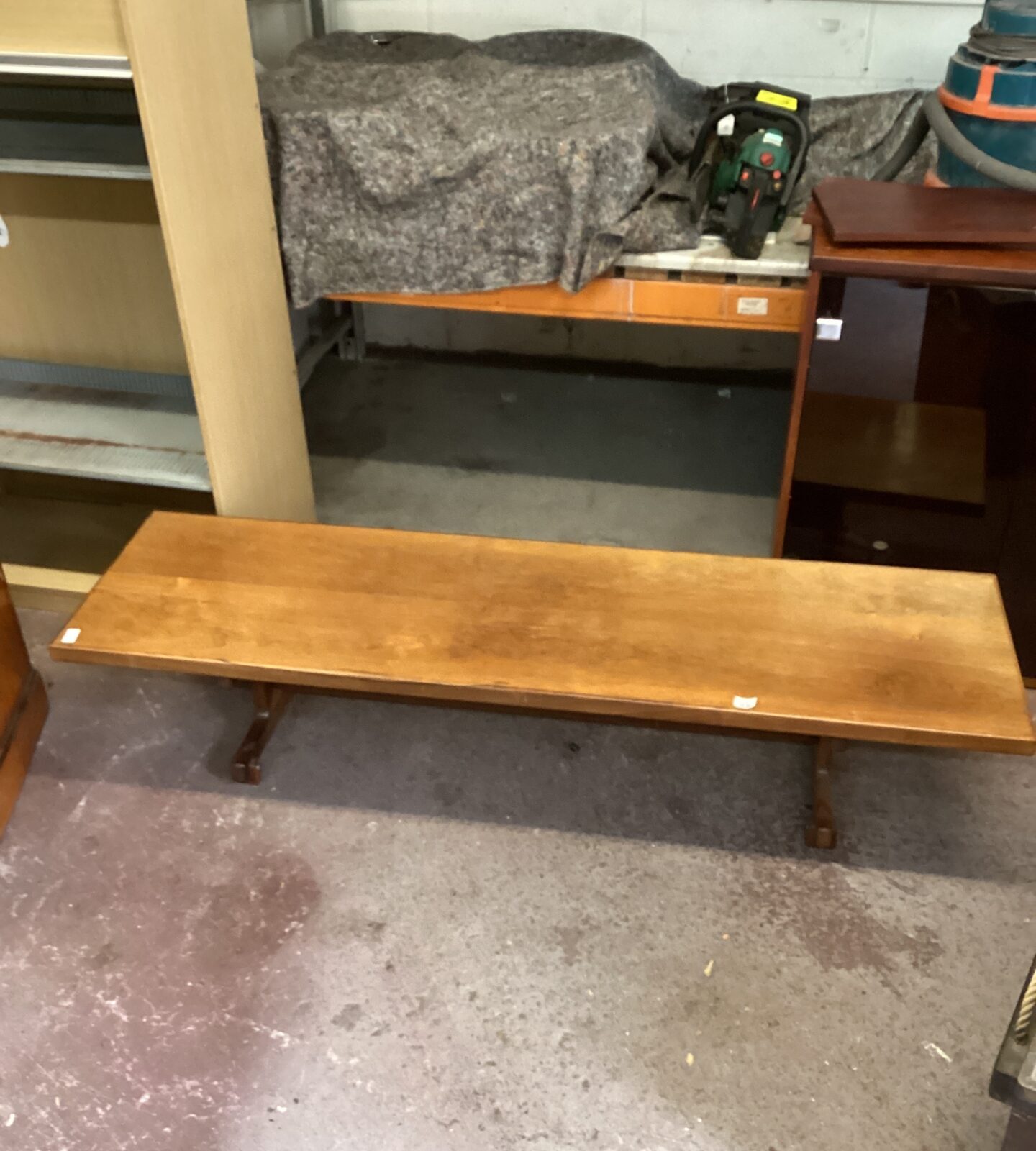 Long Oak Coffee Table 72”x 20”x16”