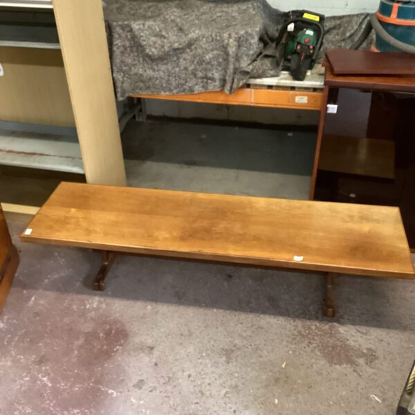 Long Oak Coffee Table 72”x 20”x16”