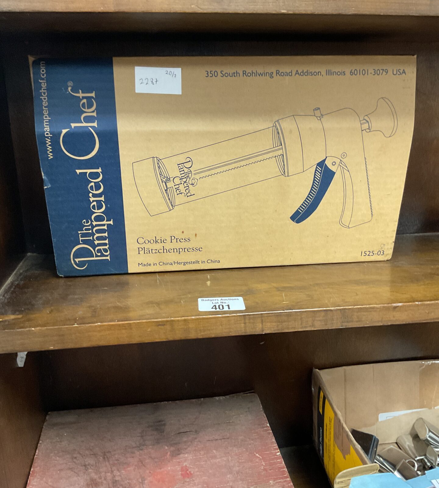 The rampered chef cookie press
