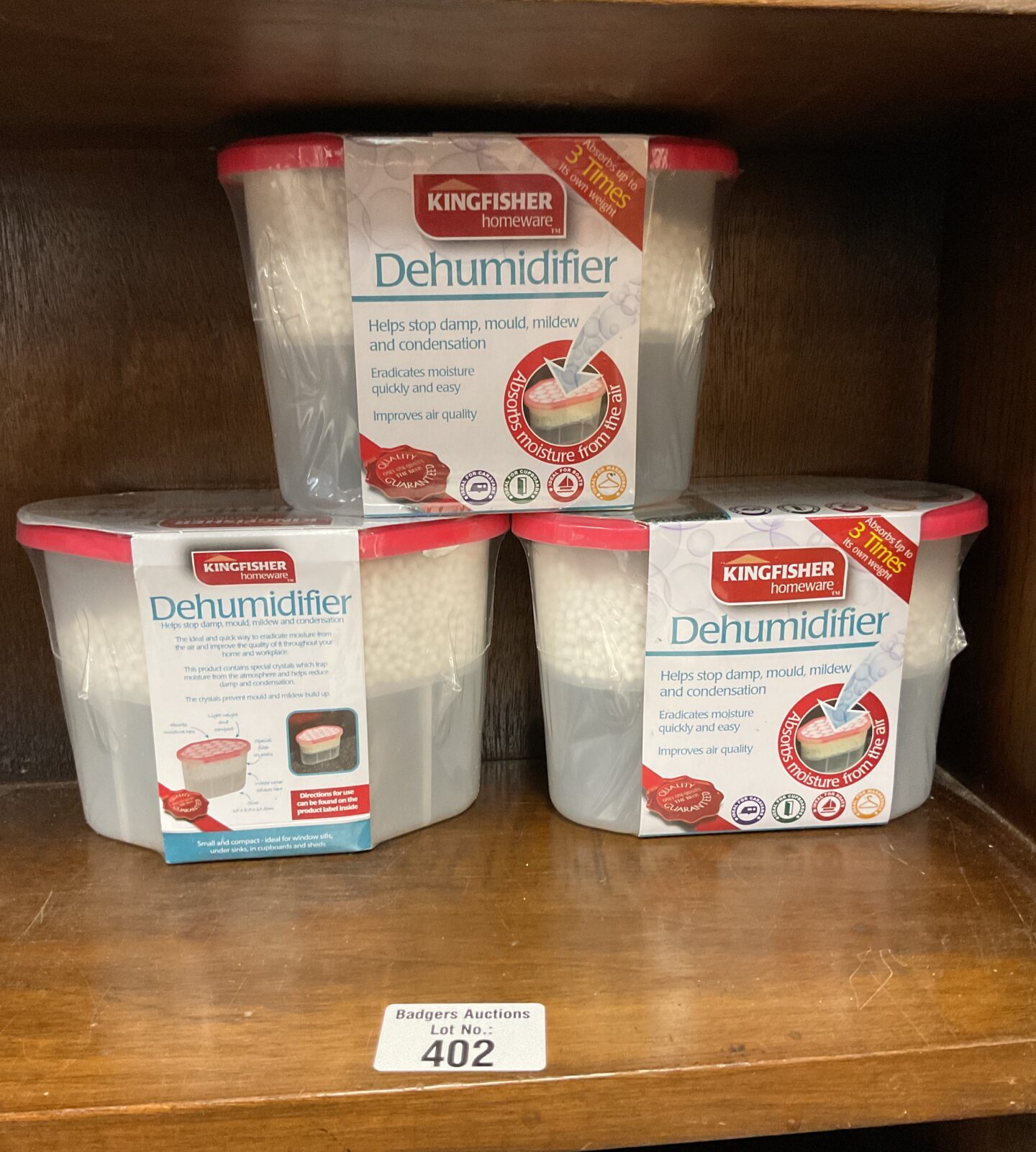 Three new kingfisher homeware dehumidifiers