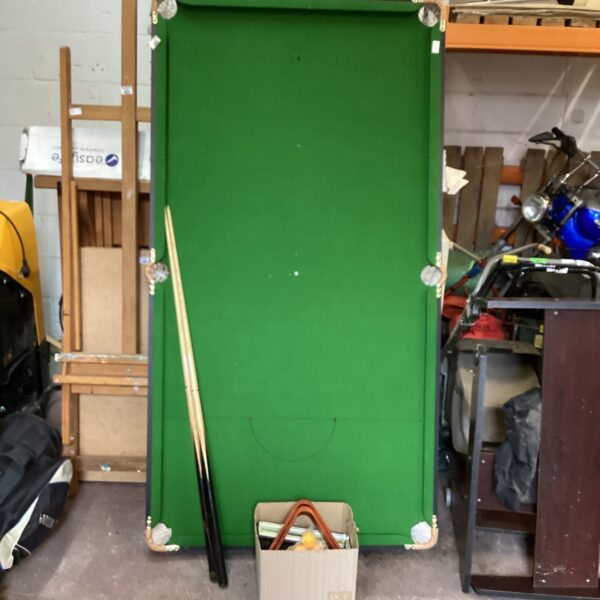 Half Size Snooker Table with all accessories inc Cues and Balls