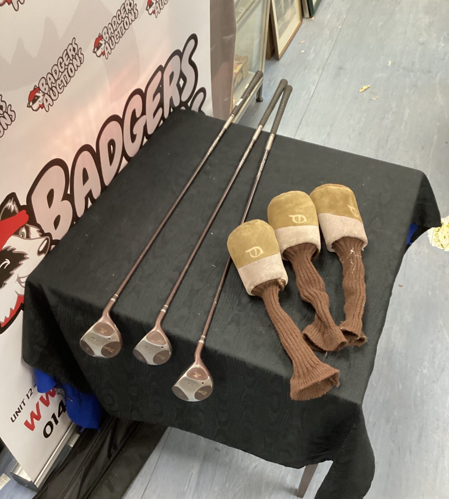 Three Ladies Lynx Fairway Woods with covers