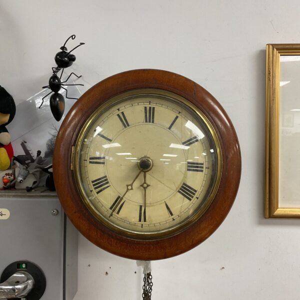 1880 Striking Wall clock working with weights