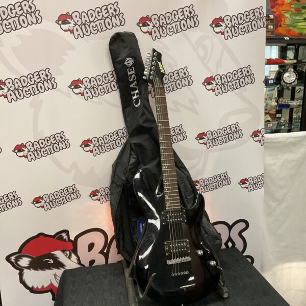 Black ashton ags-381 electric guitar