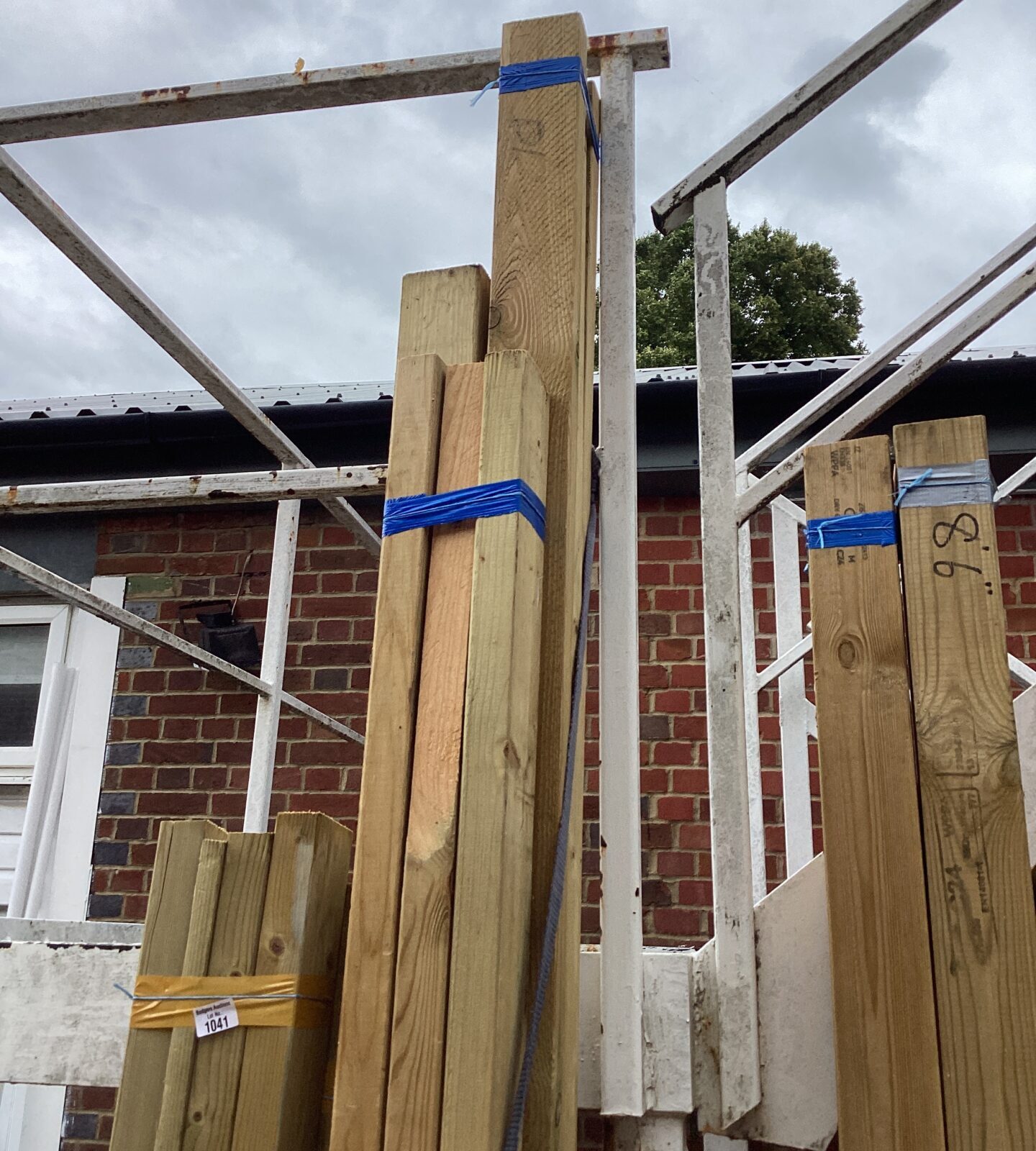 Three bundles of 10’ish Timber