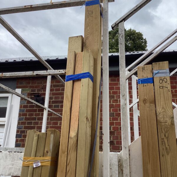 Three bundles of 10’ish Timber