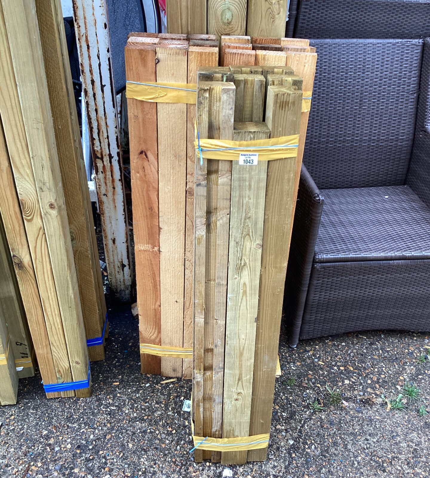 Three bundles of 3’6” Timber
