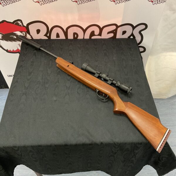 Hatsan edgar .22 cal air rifle with ags scope