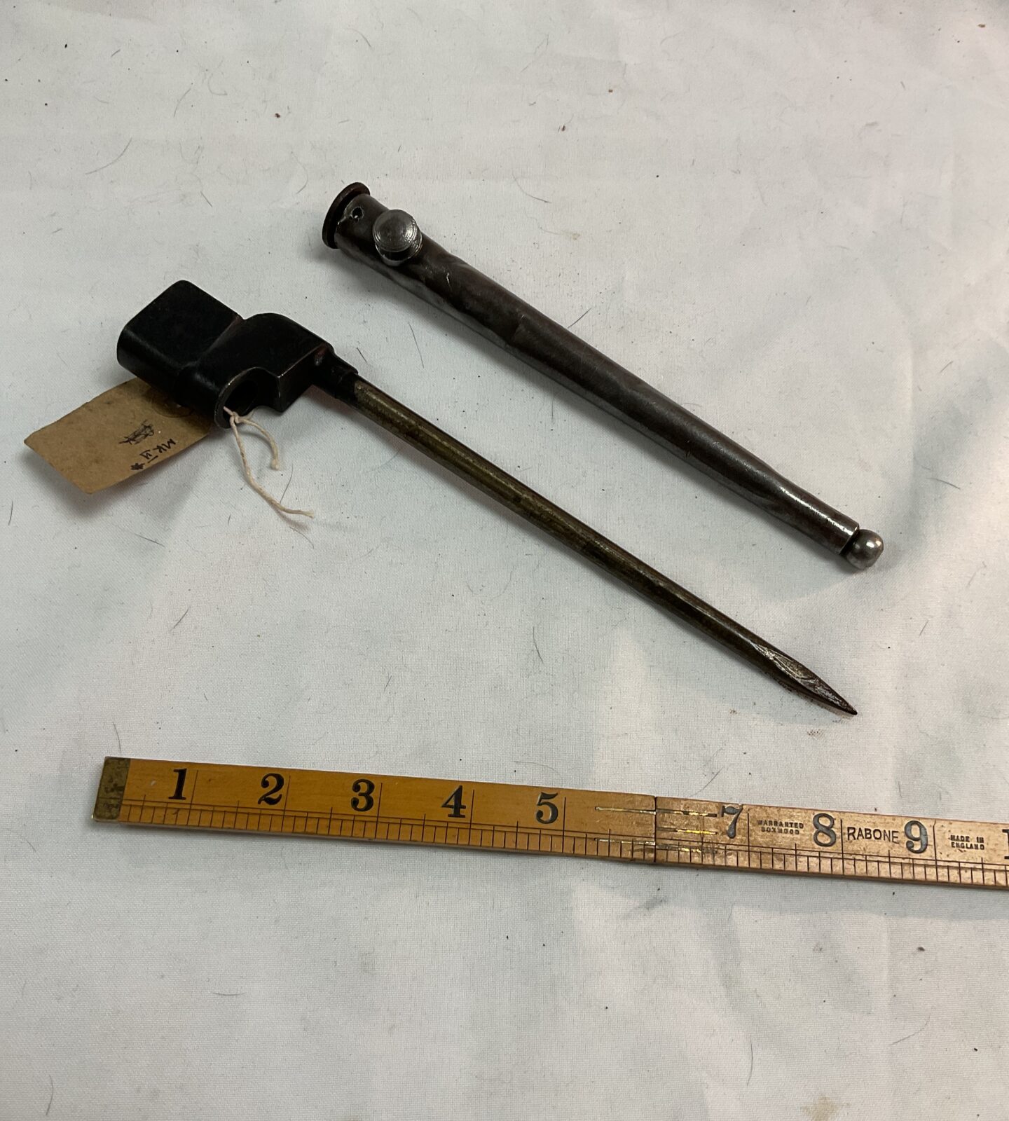 Mk2 Bayonet for No4 Enfield In Mk1 Scabbard