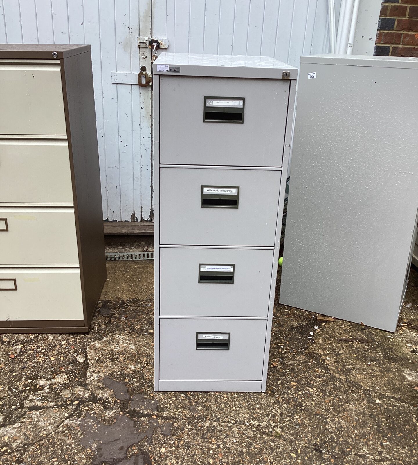 Four Drawer Metal Filing Cabinet