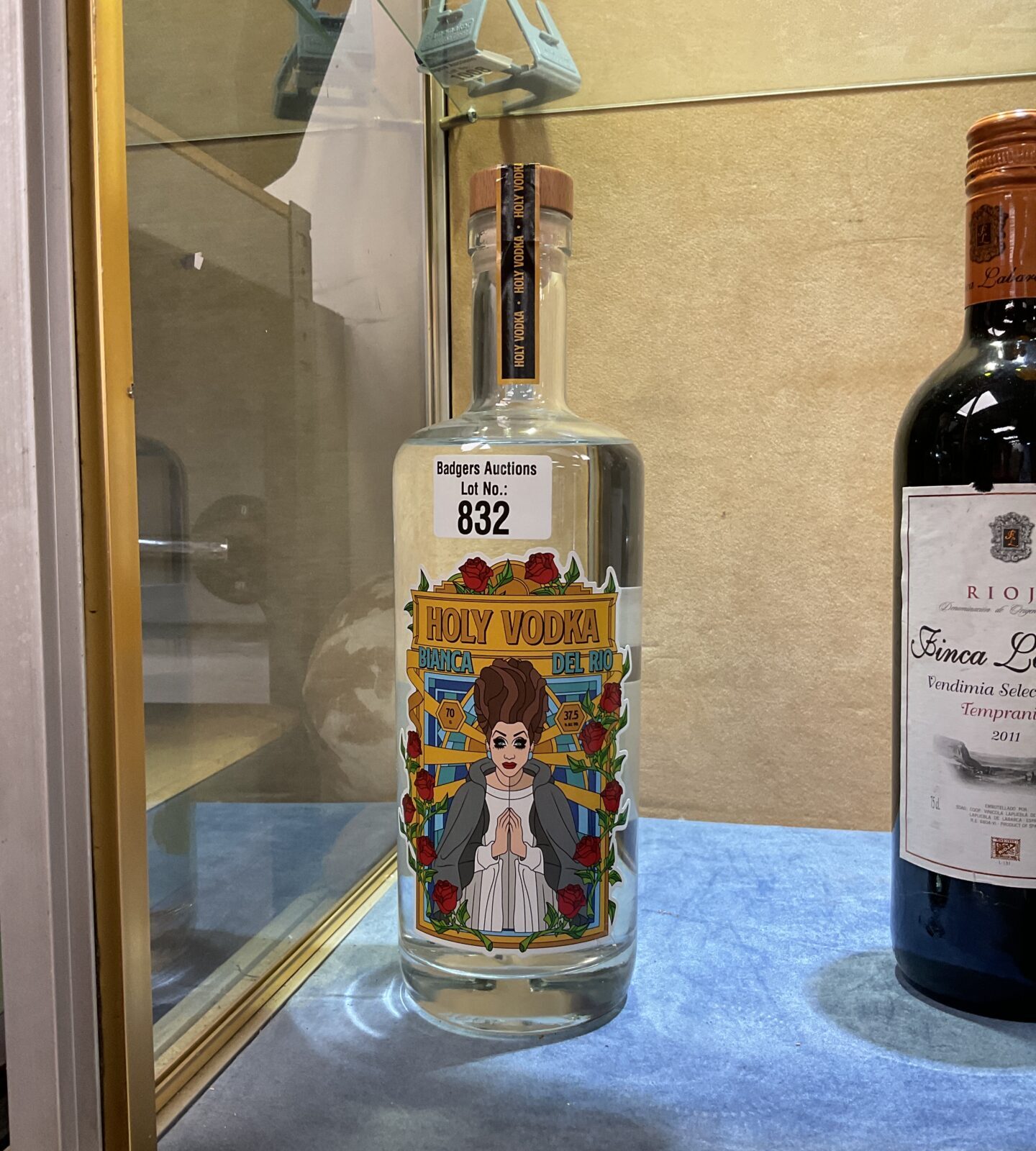Sealed 70cl bottle of Bianca del rio holy vodka