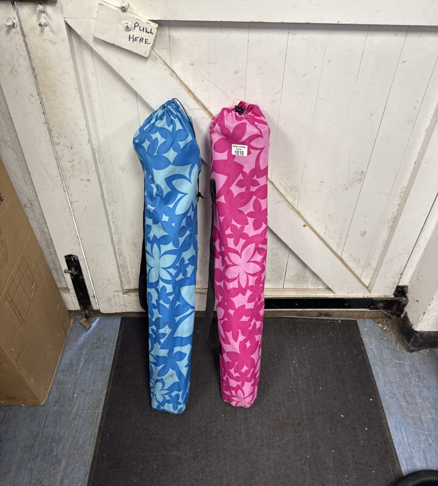 His & hers folding camping chairs