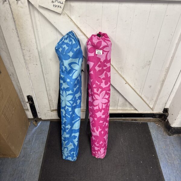 His & hers folding camping chairs