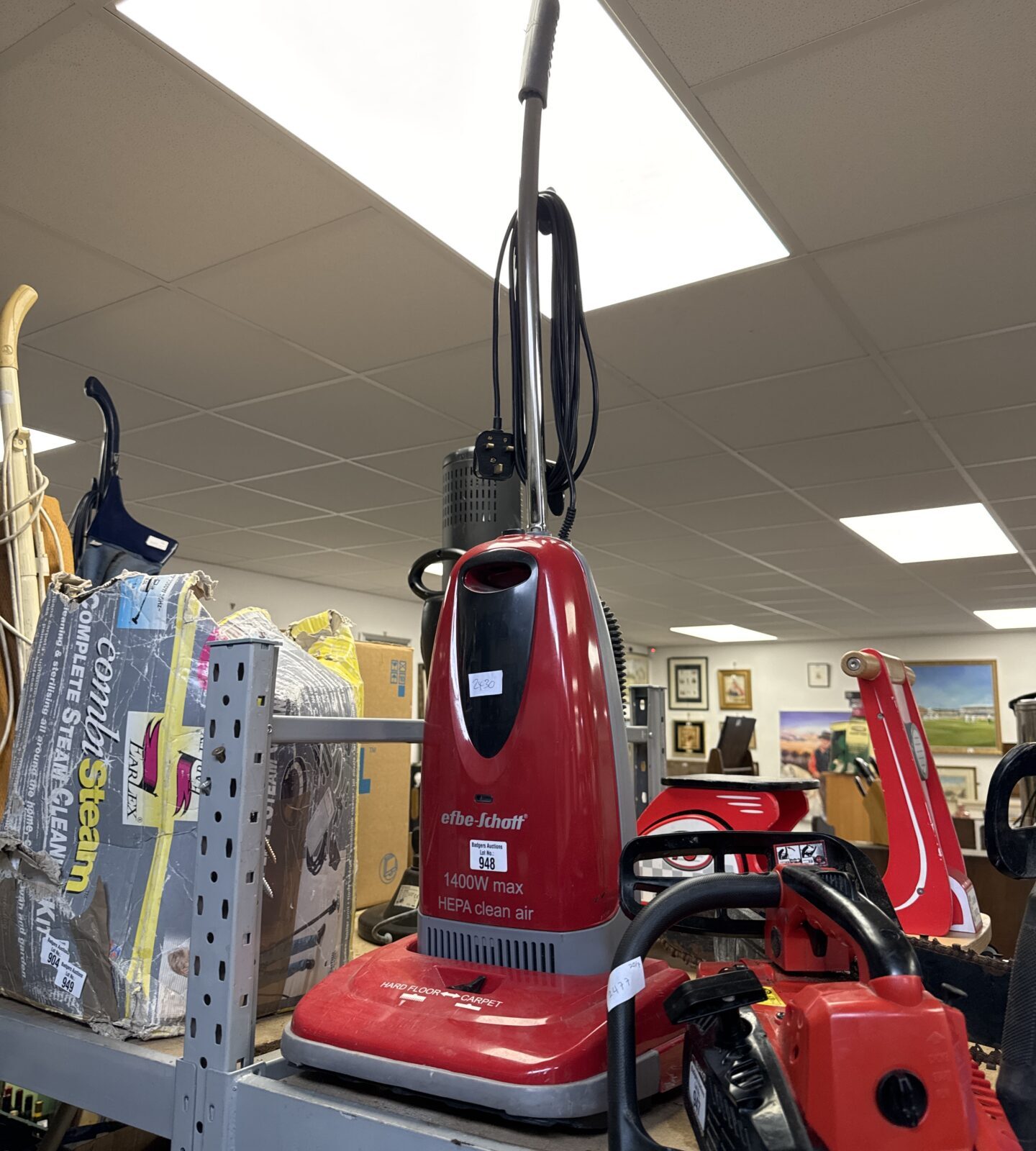 Efbe-schott 1400w hepa rated hoover
