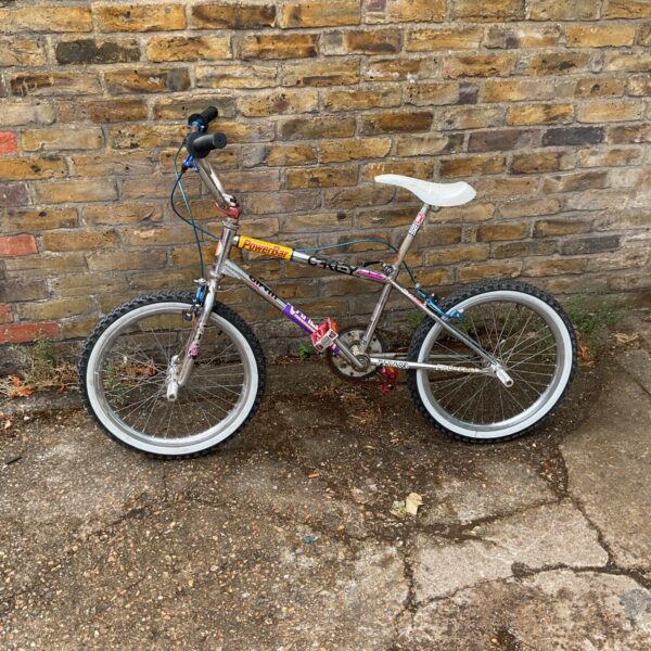 Vintage orange bmx bike