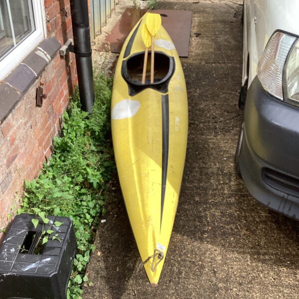 Canoe with paddles