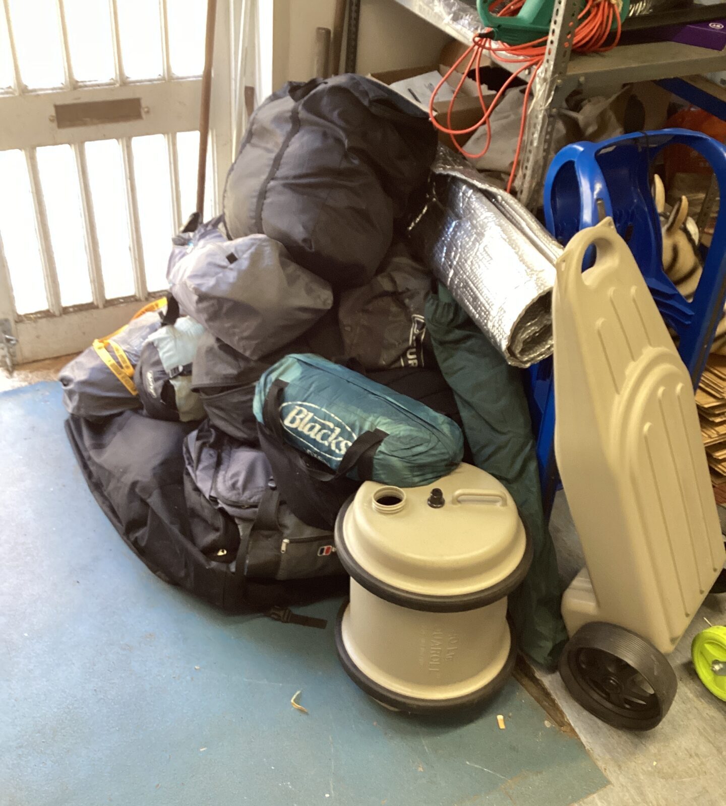 Large Quantity of camping equipment and Tents