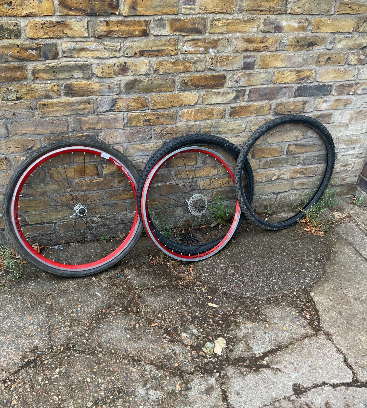 Pair of airline vuelta usa rodi 559x19 bike alloys