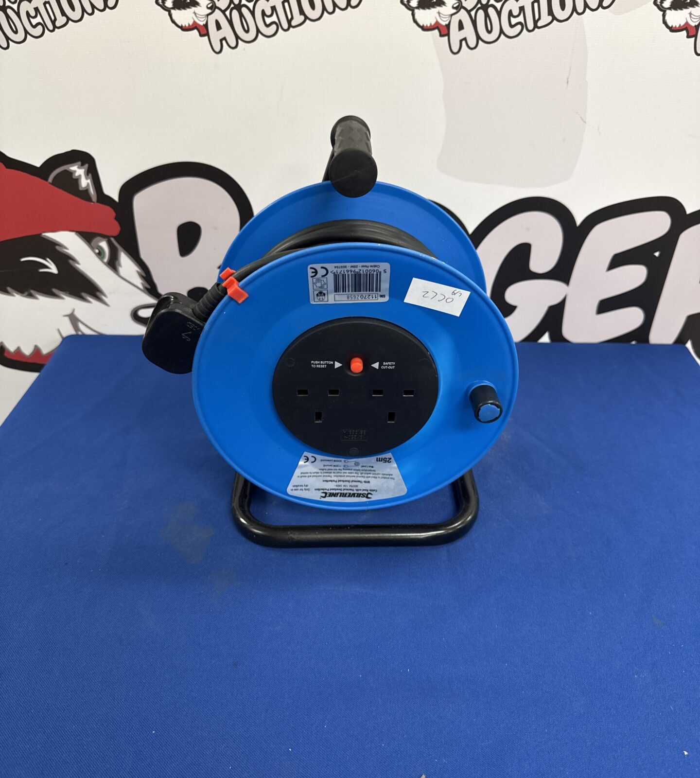 Silverline 25m extension reel