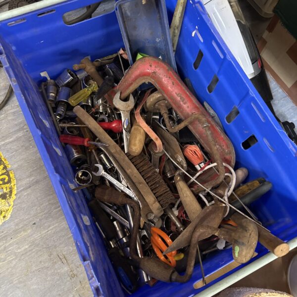 Tray of assorted tools