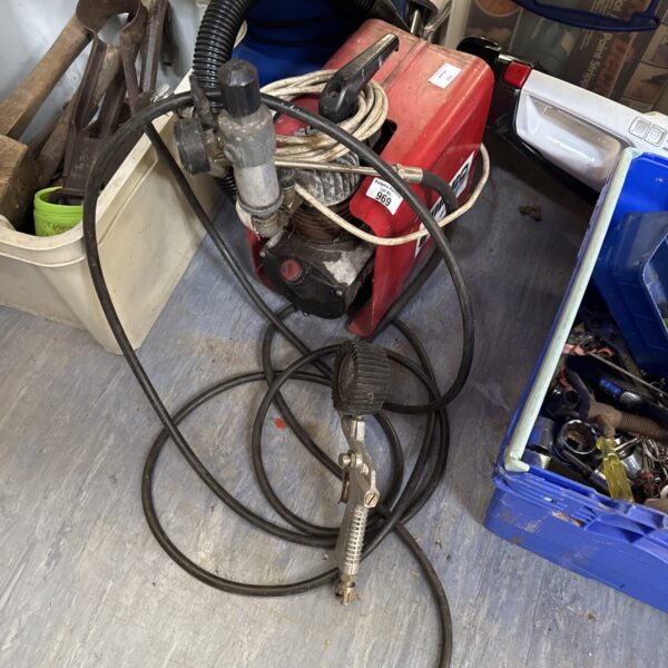 Jumbo air portable compressor with tyre inflator - untested