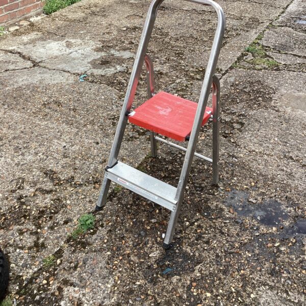 Small aluminium step ladder