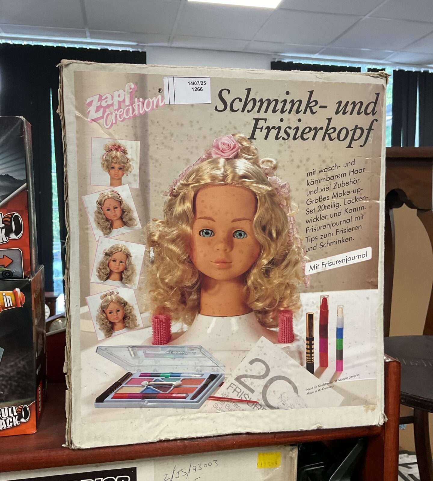 Zapf creations hair dressing & make up dolls head