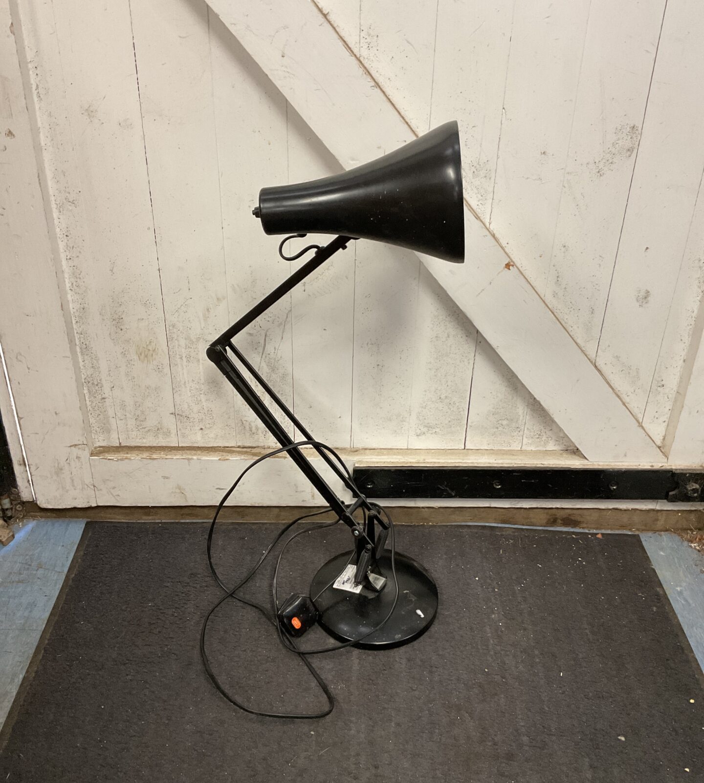 Black Terrys anglepoise desk lamp