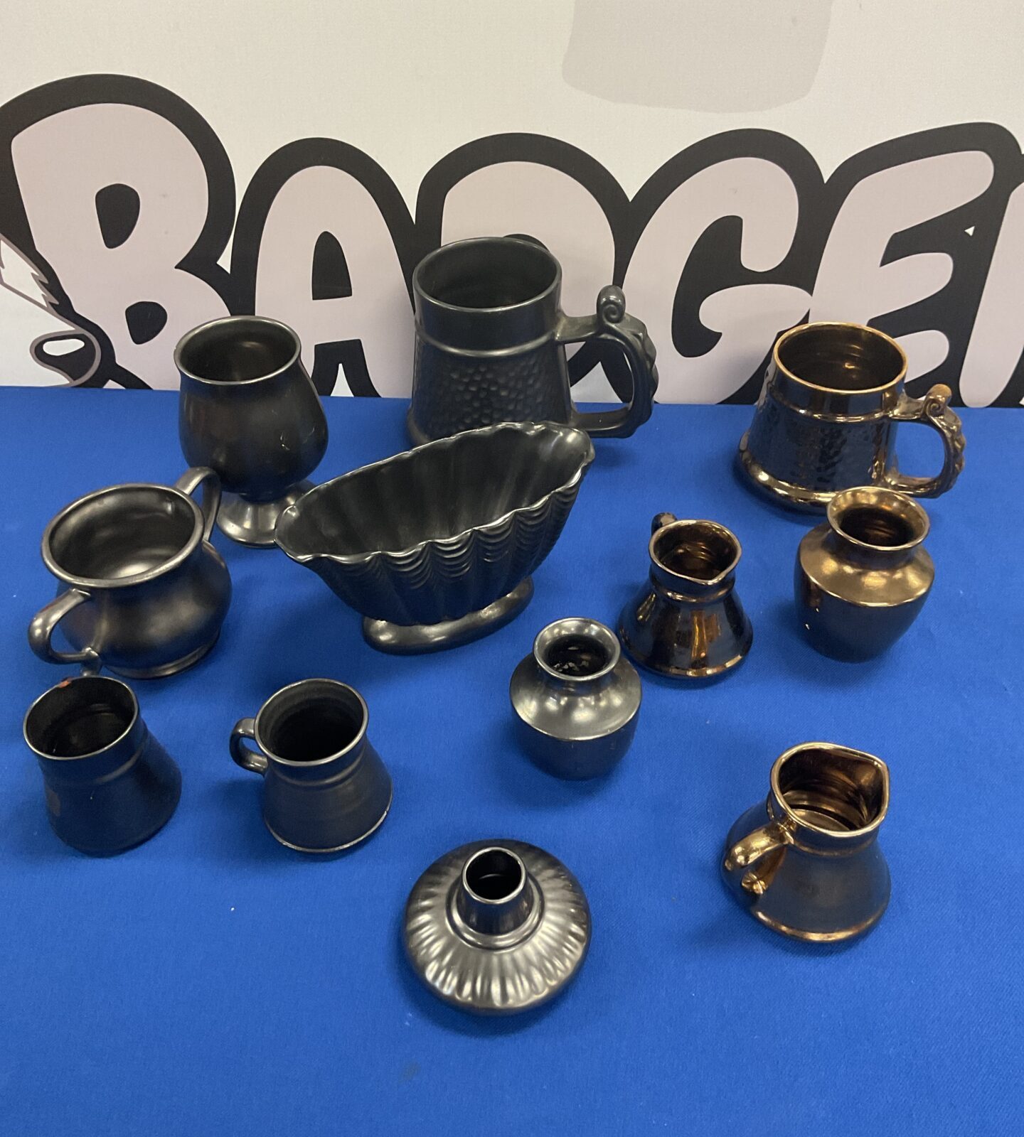 Collection of prinknash pottery