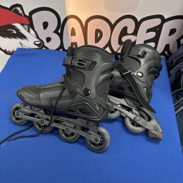 Pair of sfr air x-pro 80 adult roller blades with abec 5 bearings size 12