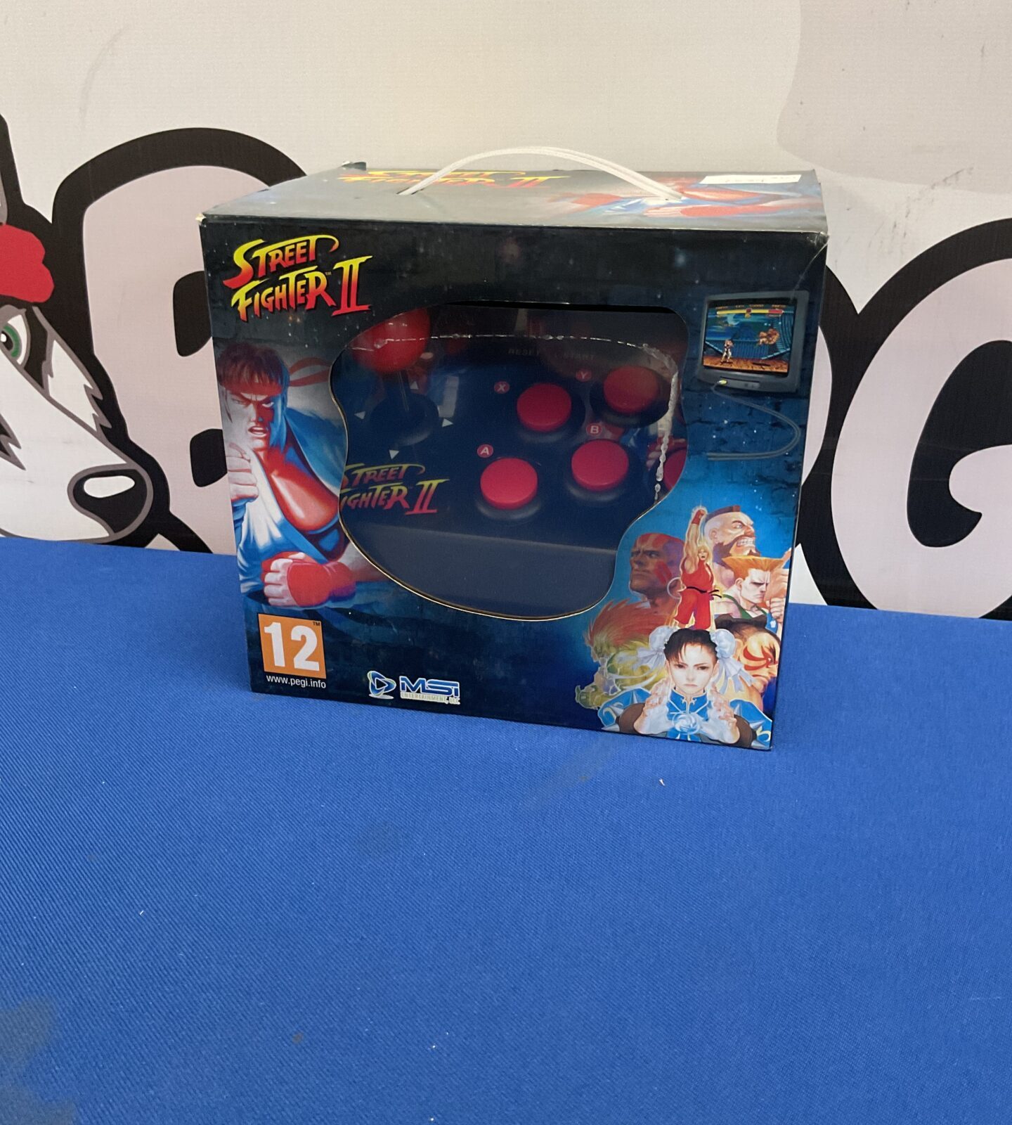 Boxed msi street fighter ii arcade fight stick