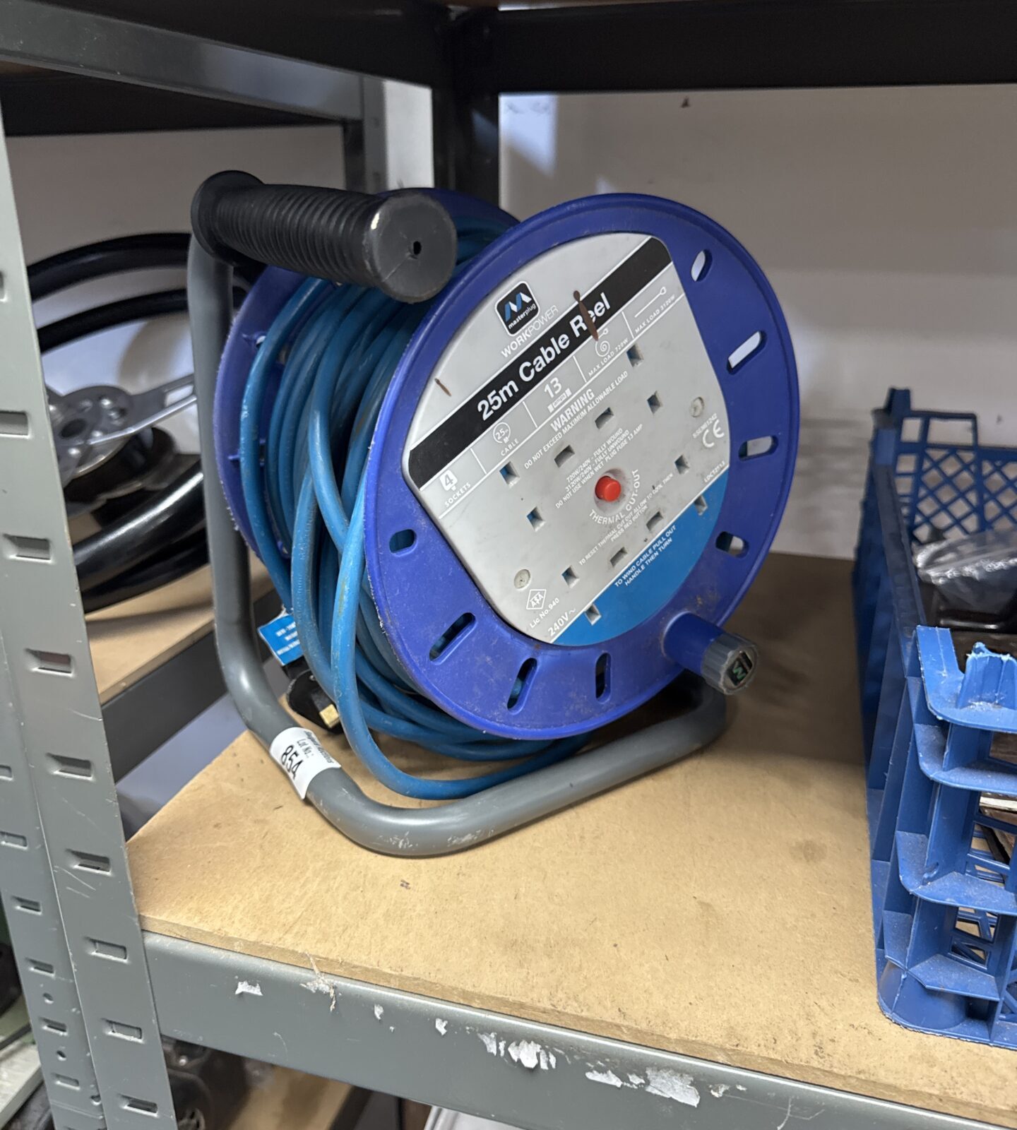 Masterplug 25m extension reel