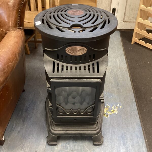 Dark Provence electric fireplace heater for home warmth and decor.