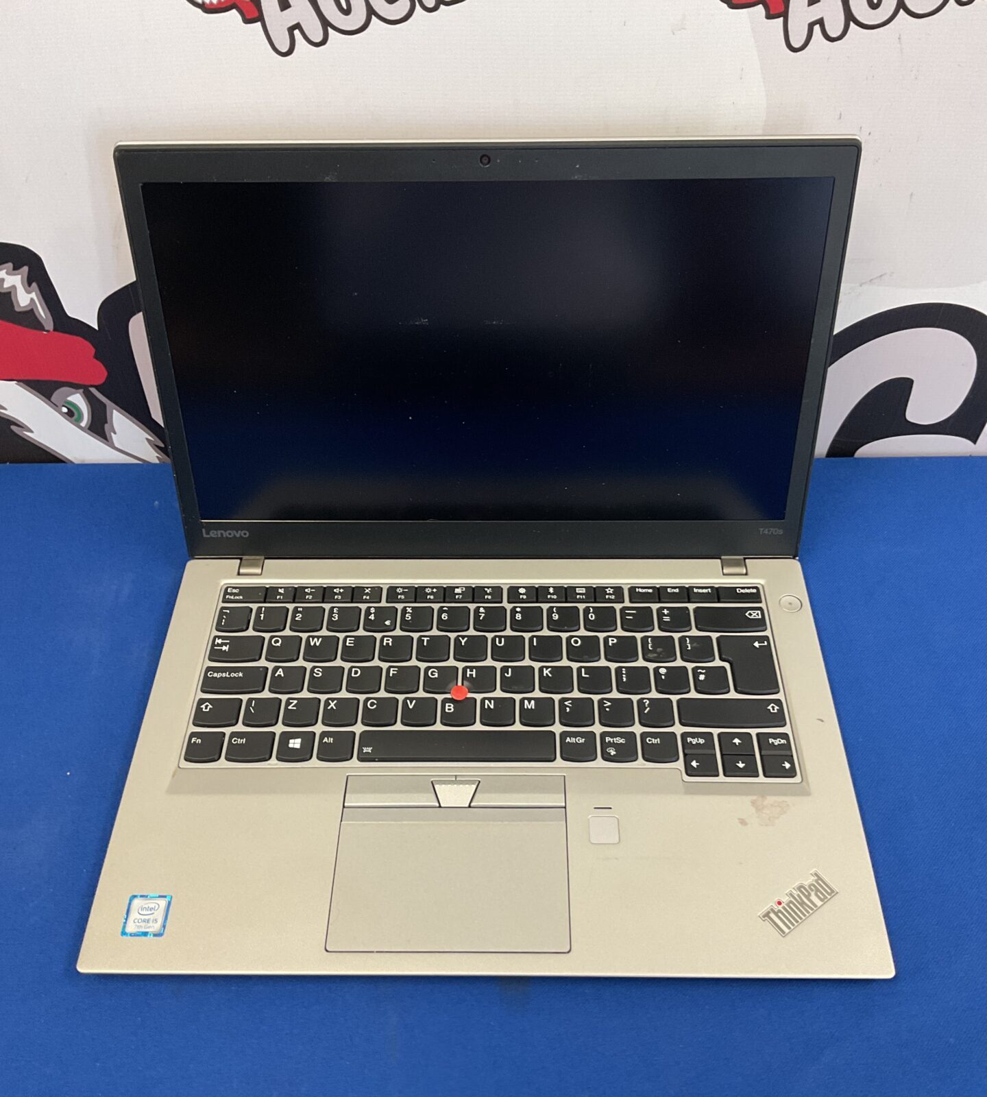 Lenovo thinkpad t470s intel core i5 7th gen laptop powers on no charger