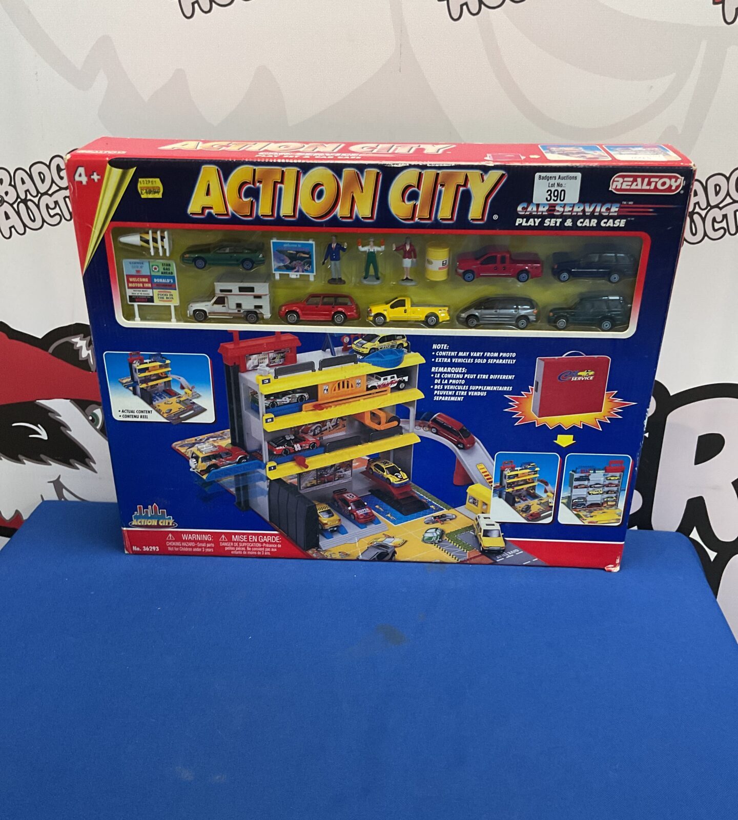 Realtoy action city car service play set