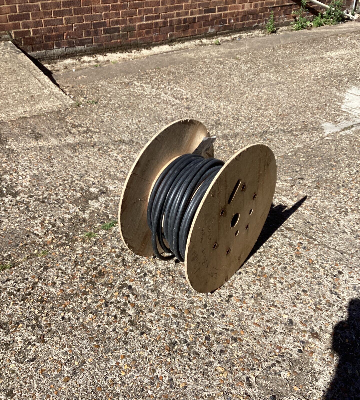 Drum of Armoured Cable
