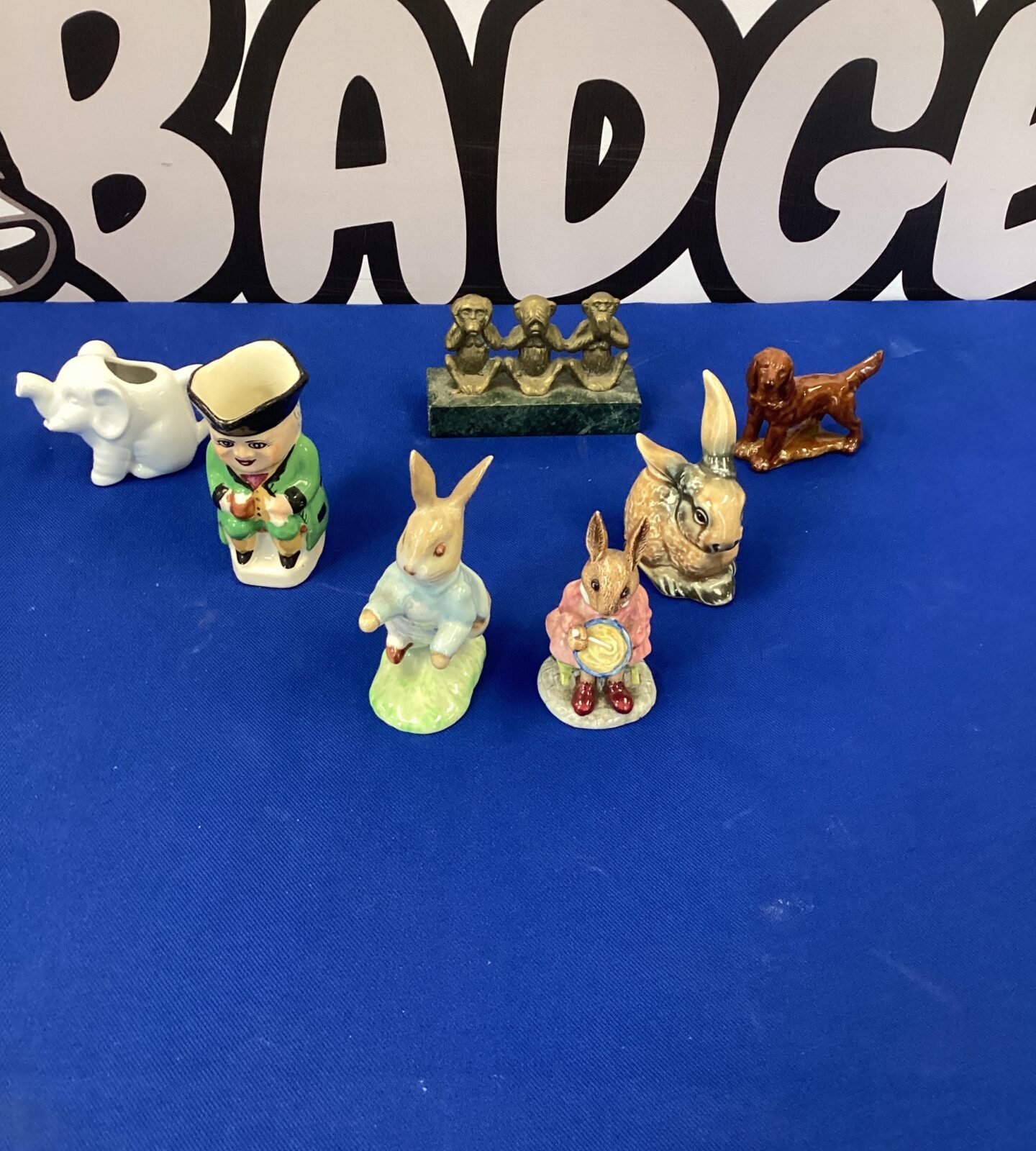 Collection of ornaments inc Doulto Bunnykins figures