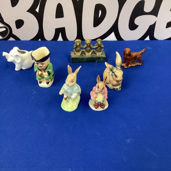 Collection of ornaments inc Doulto Bunnykins figures