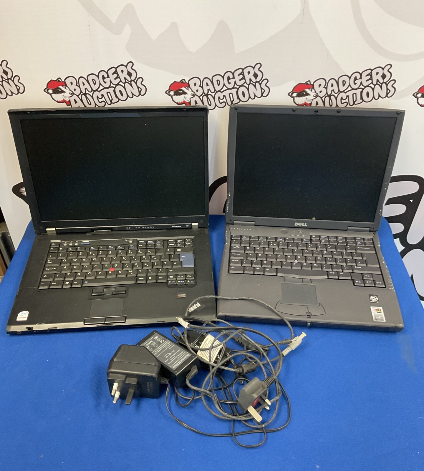 Two laptops including ibm thinkpad t61 & dell latitude