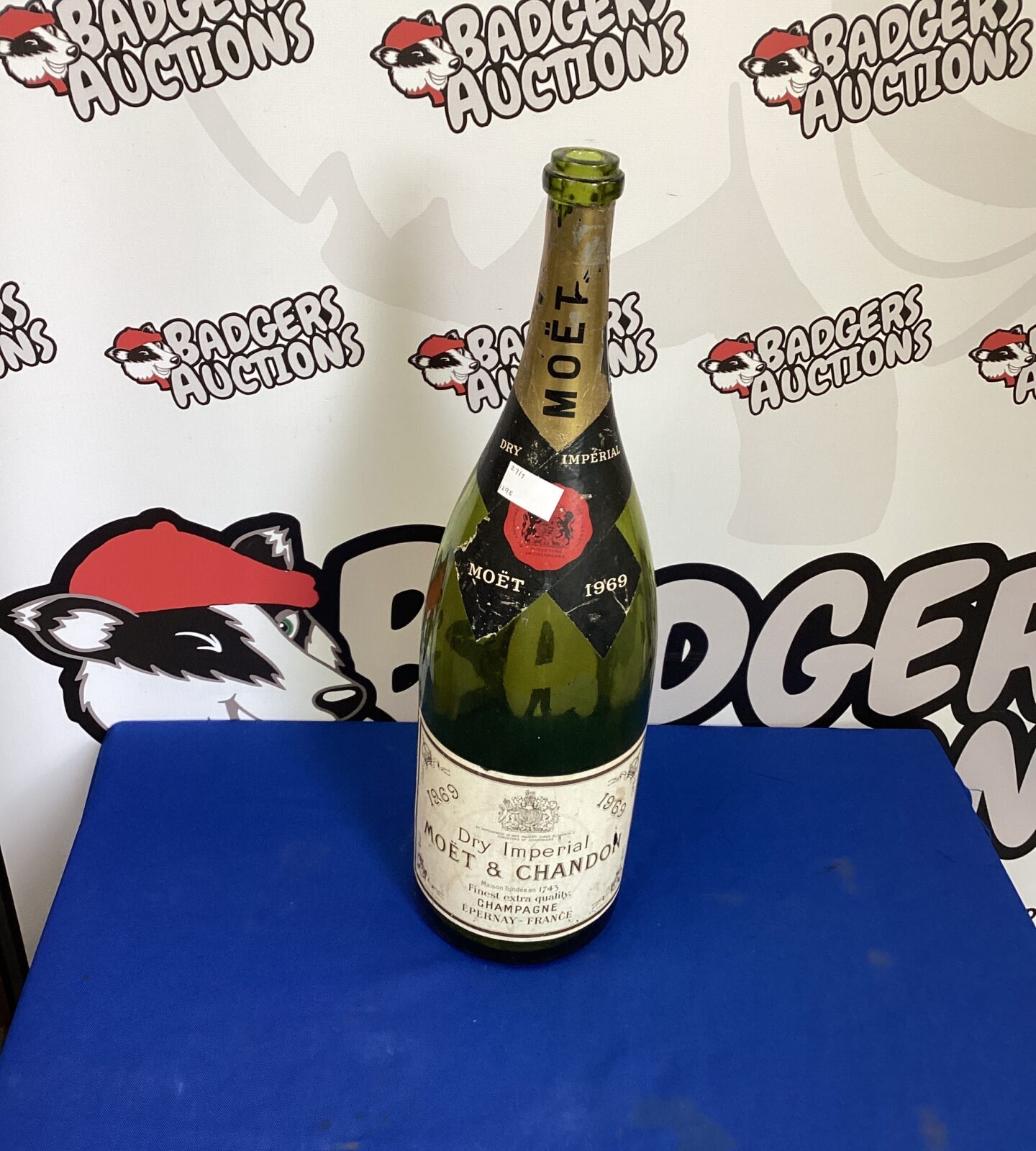 Empty Moet & Chandon Jeroboam Bottle