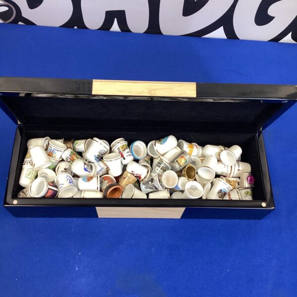 Large collection of China Thimbles