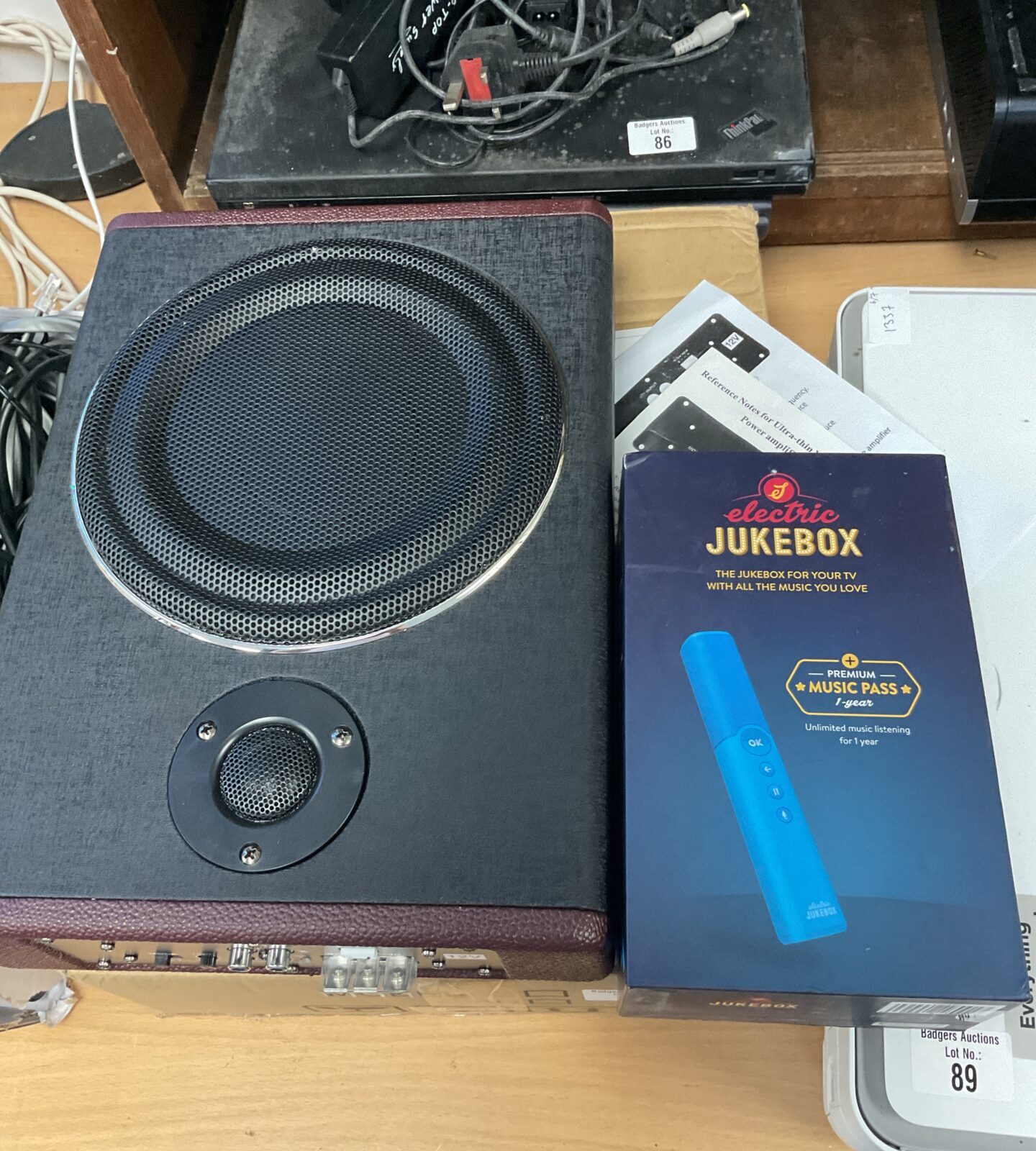 New ultra thin car subwoofer & electric jukebox karaoke