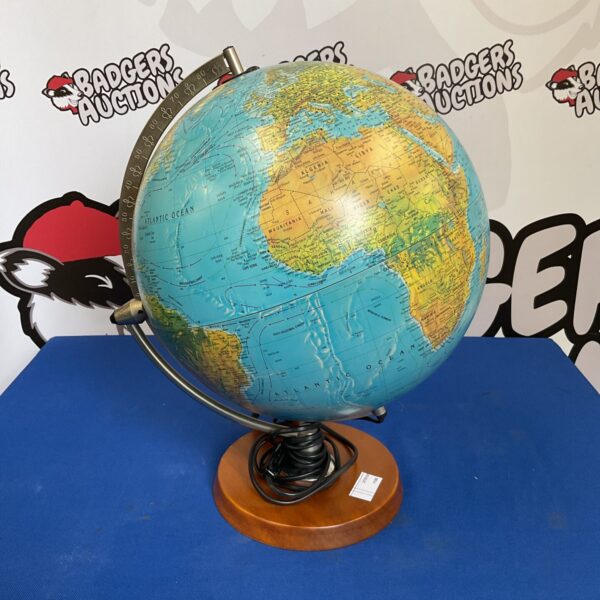 Danish scanglobe type x light up desktop globe