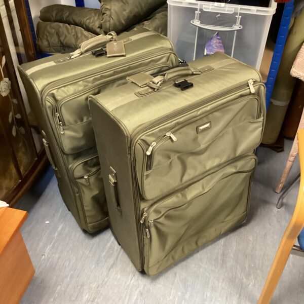 Two large destination suitcases