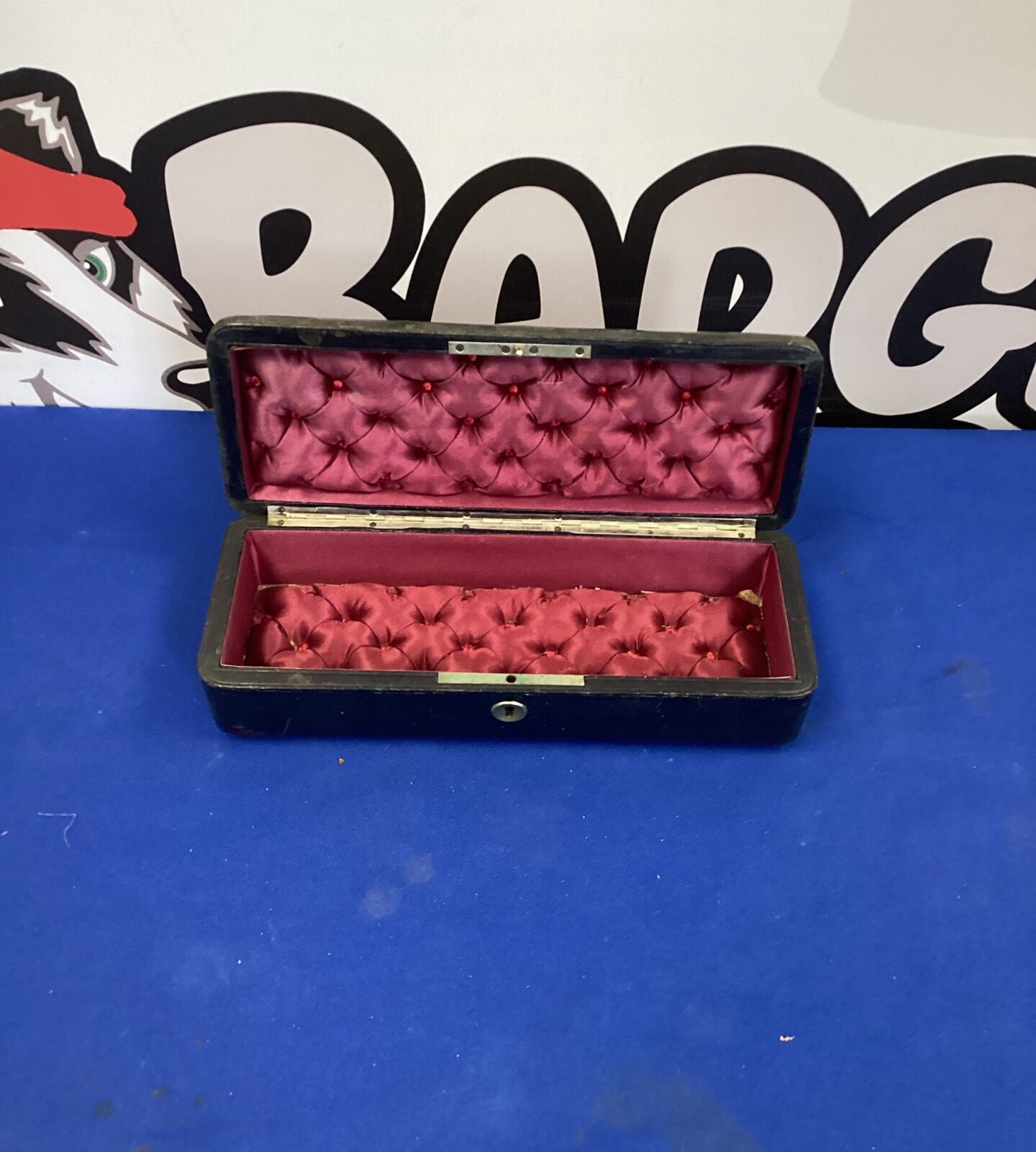 Vintage padded Jewellery Box