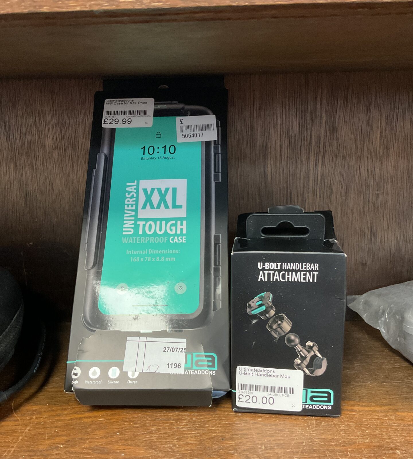 Ultimate addons u-bolt handlebar attachment & xxl tough phone case