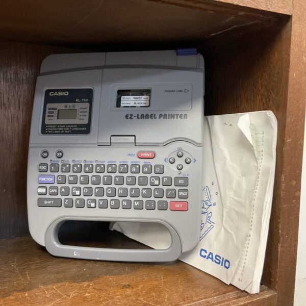 Casio kl-750 ez label printer