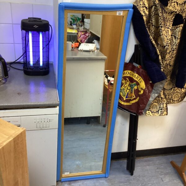 Pine framed mirror