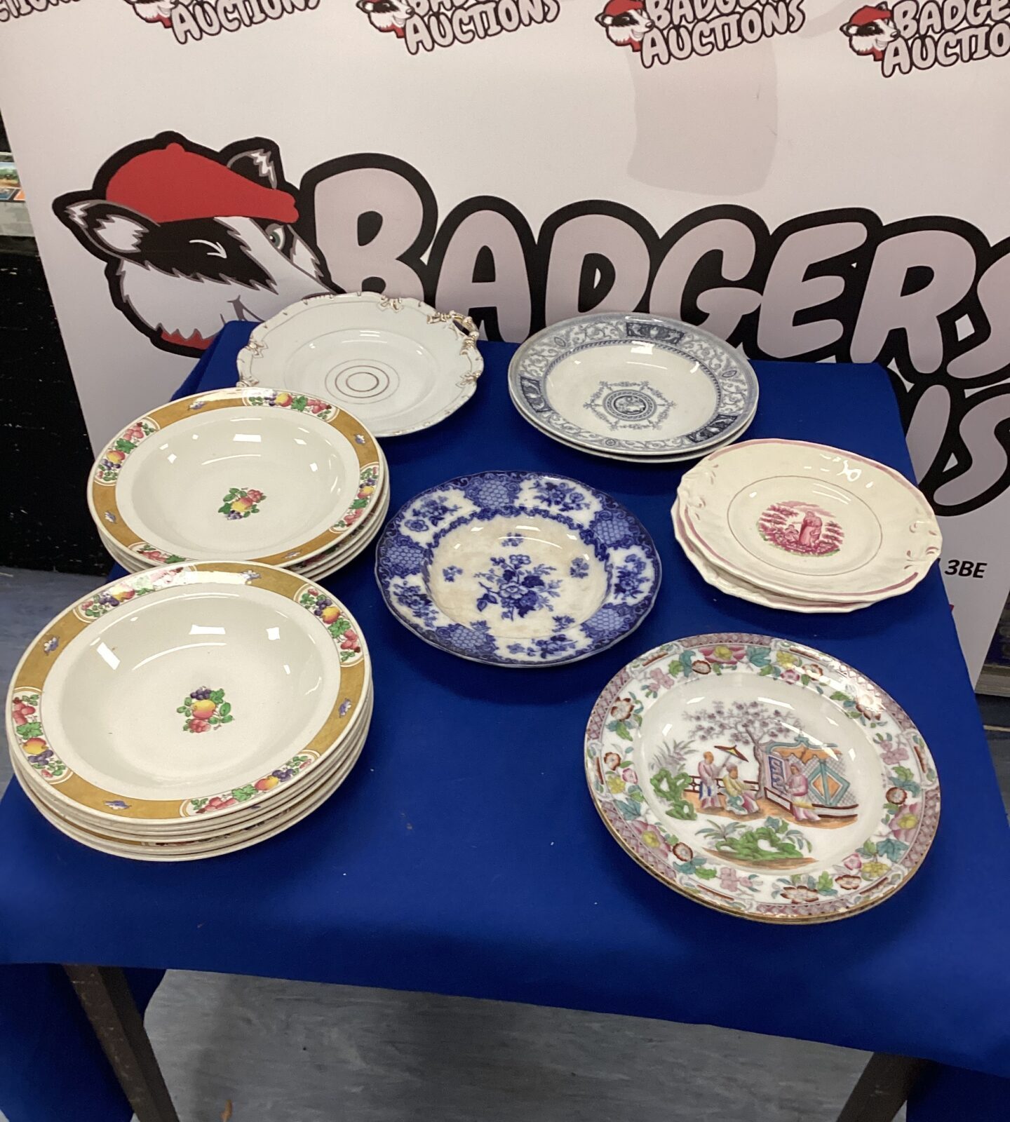Large quantity of china and porcelain plates inc Booths